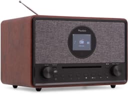 DAB Radio met CD Speler en Bluetooth - Audizio Lucca - FM en Internetradio - AUX en USB Stick Ingang - Wekker — thumbnail 1