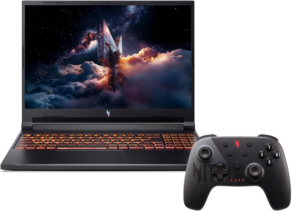 ACER Nitro V 16 AI ANV16-A71-R94X  - 16 inch - WUXGA - AMD Ryzen AI 7 450 - 16 GB - 512 GB - GeForce RTX™ 5070 - QWERTY — afbeelding 1