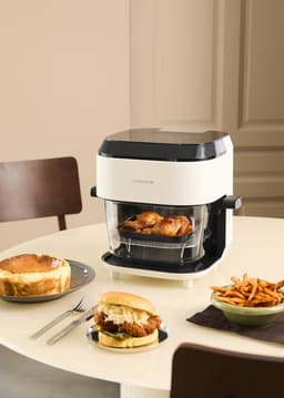 CREATE - Glazen heteluchtfriteuse van 6 L met vernevelingsfunctie - Gebroken wit - AIR FRYER STUDIO CRYSTAL LARGE — thumbnail 4