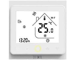 WiFi Smart Thermostaat Water/Gas Boiler Thermostaten Programmeerbare Temperatuurregelaar APP Afstandsbediening Compatibel met / 5A, GC
