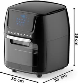Airfryer – Heteluchtfriteuse – Airfry Oven – Digitale Friteuse – 15L Capaciteit – 1800 Watt – 8 Kookprogramma’s – Touchscreen Display — thumbnail 5