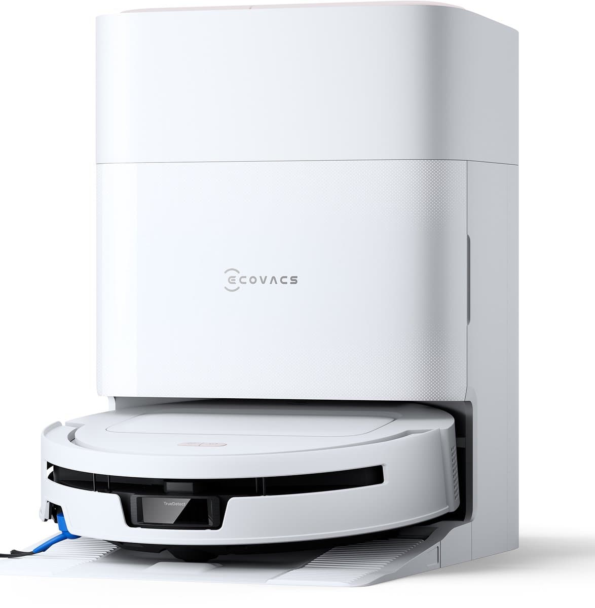 Ecovacs Deebot T90 Max Pro Omni – Robotstofzuiger Met Dweilfunctie – 40.000 Pa – 9,5 cm Ultradun – ZeroTangle 4.0 Anti-klit – Omni-Station – Wit — afbeelding 1