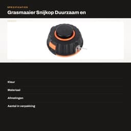 Dailygoods- Snijkop Hoogwaardige Materiaal - Professionele Snijkop - Tuinmaaiers - Grasmaaiers - Duurzaam - Eenvoudig te Installeren - Grasmaaierkop — thumbnail 3