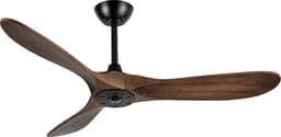 Goedewaere Plafondventilator Nordic Wood - Afstandsbediening - Stil - Timer - 106cm — thumbnail 1