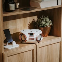 Boombox - radio met CD-MP3, USB, FM-radio, AUX, hoofdtelefoonaansluiting, Adler, AD 1181 — thumbnail 5