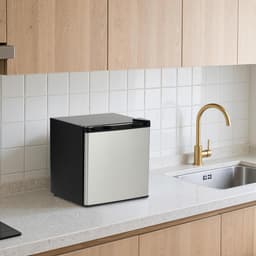 Compacte Diepvrieskast 45L - Vrijstaand - 7 Standen Thermostaat tot -22°C - Omkeerbare Deur - Hoogteverstelbare Schappen - Laag Geluid 40dB - 360° Gelijkmatige Vrieskoeling - voor Kantoor Slaapkamer & Studentenkamer — thumbnail 4