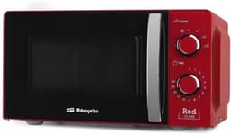Magnetron met 20L capaciteit, 6 niveaus, timer en ontdooiprogramma - 700W - Rood — thumbnail 1