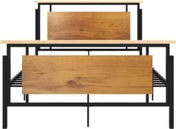 Bedframe, familiebed, palletbed, bedframe, metaal, 120 x 200 cm — thumbnail 3