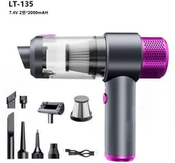 10PCS handstofzuiger,krachtige oplaadbare draagbare kleine lichtgewicht,4-in-1 lichtgewicht stofzuiger,mini haardroger,sofa handstofzuiger,auto,kantoor — thumbnail 1