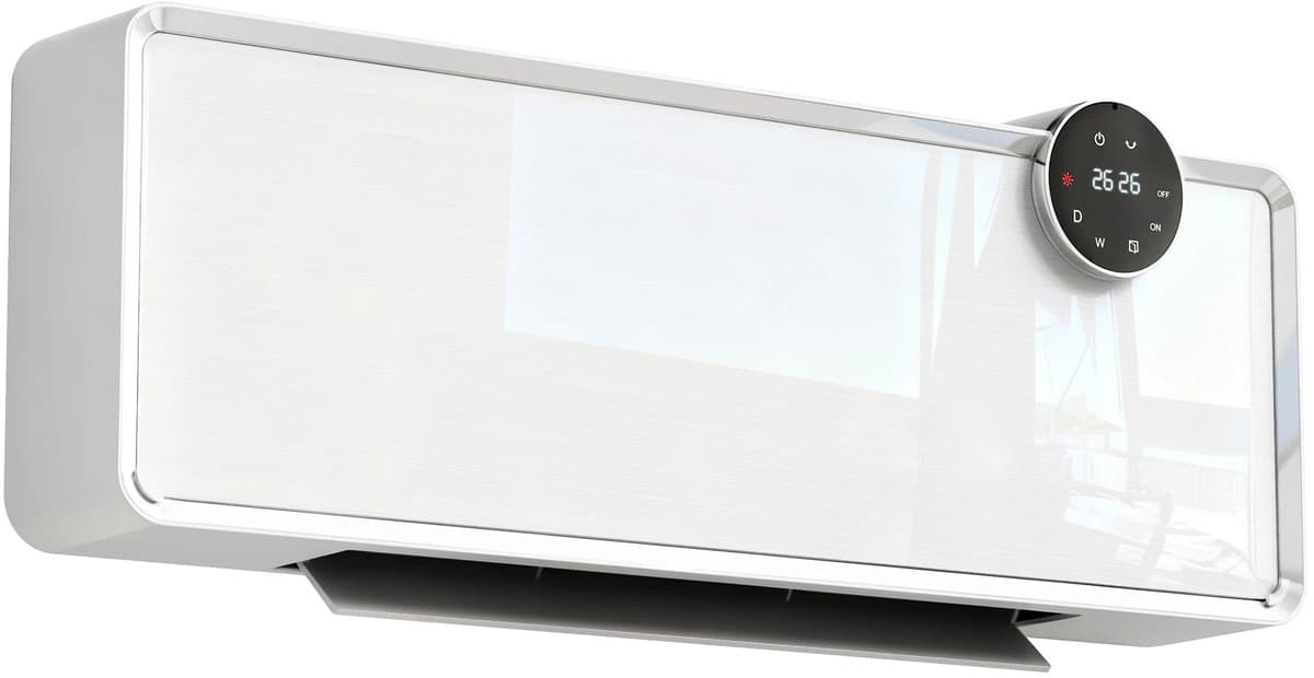 Archi Keramische Wandverwarming – Verwarming - 1000/2000W – Thermostaat – Weekprogramma & Timer – Afstandsbediening – Wit — afbeelding 1