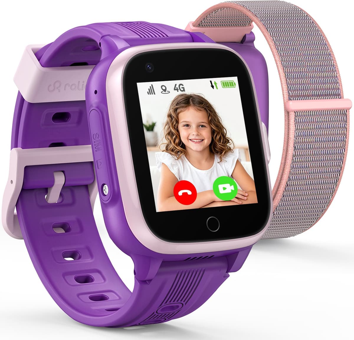 Ralio R5 GO - GPS horloge kind - 4G - Smartwatch Kinderen Met Simkaart - Video bellen& SOS-knop - GPS Tracker Kind - Schoolmodus - Waterdicht Kinderhorloge - Stappenteller, Geofencing -Cadeaus voor Jongens en Meisjes — afbeelding 1