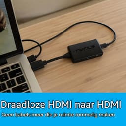 Draadloze HDMI naar HDMI Video Zender & Ontvanger, Plug & Play Extender, streamt Full HD 1080p tot 150ft van pc, laptop, kabel/satellietontvanger naar tv of projector (TDD20) — thumbnail 3
