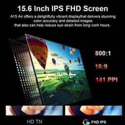 Laptop Notebook - 15,6 Inch FHD IPS Scherm - AMD Ryzen 5 Processor - 16 GB RAM - 512 GB SSD - Windows Laptop — thumbnail 2