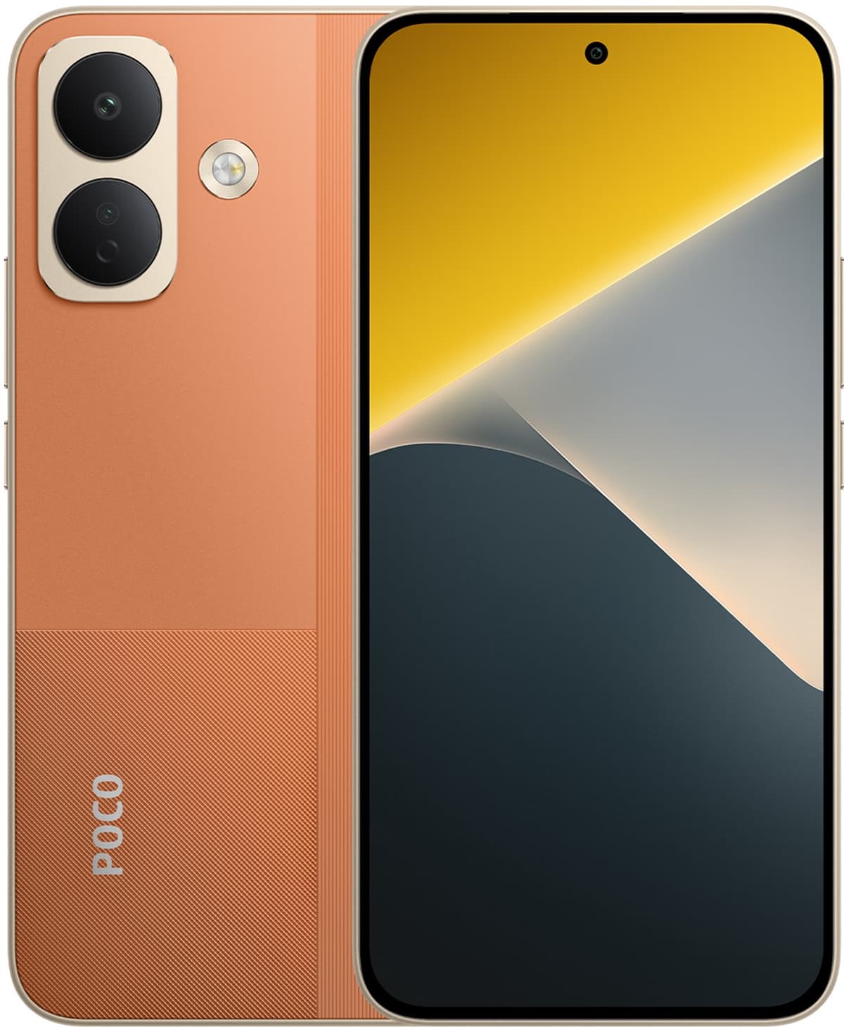 Xiaomi POCO X8 - 12GB RAM - 256GB - Orange - Enorme 8340mAh batterij met 67W HyperCharge - 6.83" 1,5K ultrahelder AMOLED-display - Gesegmenteerd patroonontwerp met robuuste afwerking — afbeelding 1