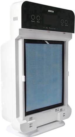 Luchtreiniger - Air cleaner - Airpurifier - Air purifier met DRIEVOUDIG Filter - Negatieve ionenluchtreiniger - Vangt Allergenen, Rook of Ziektekiemen op en Verwijdert ze - UV-Licht - Timer - Afstandsbediening - Wit — thumbnail 3