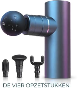 KLS® Massage Gun - Massage Gun Mini - Massage Pistool - Grijs - 14cm x 5cm x 10cm — thumbnail 1