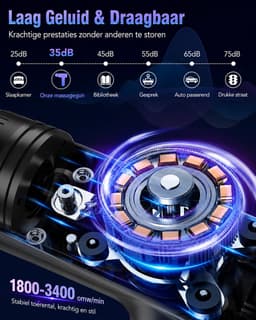 Massagepistool met 30 Standen & 6 Massagekoppen – 2600 mAh – LED Display – Stil & Lichtgewicht – Voor Diepe Spiermassage — thumbnail 5
