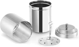 DYVNS® Koffiezetapparaat Filterkoffie - Koffiemachine Handmatig - RVS - 207 ml — thumbnail 4