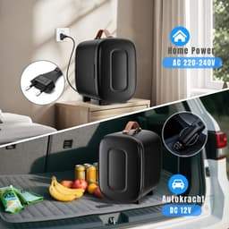 SP® Mini Koelkast - 4L Capaciteit - Minibar - Skincare Koelkast - Zwart - 29cm x 21cm x 30cm — thumbnail 4