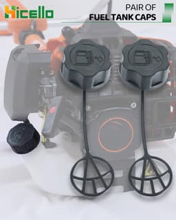 SnelShoppen - Tank Cover Set van 2 voor Bosmaaier, Grasmaaier 33CC, 43CC, 52CC, CG330, CG430 - Sterke Plastic Bescherming - 3.8 cm Binnenmaat - Tuinac — thumbnail 5