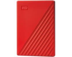 Western Digital My Passport - Externe Harde Schijf - 2 TB - Rood
