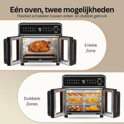 CLGP® Heteluchtoven - Oven - Airfryer Oven - Zwart — thumbnail 3