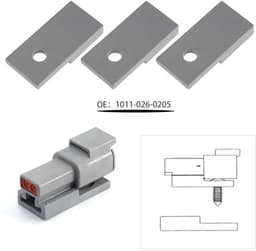 20 stuks montageclips voor autoconnectoren 1011-026-0205, compatibel met Deutsch DT DTM DTHD DTP-serie connectoren — thumbnail 5
