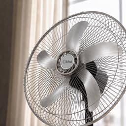 Kiwi Industriële Statiefventilator - Ventilator Staand 54W - Wit — thumbnail 4