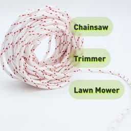 Startkabel grasmaaier 10m - 5mm nylon - vervangingskoord - geschikt voor grasmaaiers en kettingzagen - ShopVlot — thumbnail 2