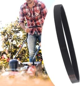 Aandrijfriem 12 mm breed - Rubber - Slijtvaste/duurzame riem - Compatibel met Flymo Turbo Lite 350/400 - Gesloten lus - Omtrek 416 mm - Grasmaaier Riem — thumbnail 2