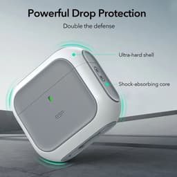 ESR Halolock Orbit Hybrid Hoes Geschikt Voor AirPods 4 (AirPods 4e Generatie) (2024) Magsafe Titanium — thumbnail 3