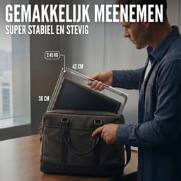 Triple Portable Monitor Surround 14" - Full HD Draagbare monitor met USB-C & HDMI - Tri screen - Plug & Play - Incl. Draagtas — thumbnail 3