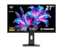 KTC H27T7P-2 27" Gaming Monitor - QHD 2560×1440 - Fast IPS - 200Hz (210Hz OC) - HDR400 - Zwart