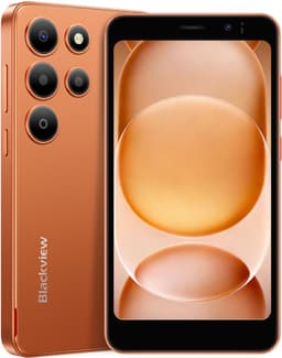 Blackview WAVE 2C Smartphone - 5 Inch palmtelefoon - 32GB ROM - 3000 mAh - Android 16 Go - Gezichtsherkenning - GPS - Universele 3,5 mm audio-aansluiting - Oranje — thumbnail 1