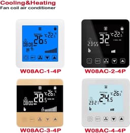 Slimme thermostaat - App regeling - Comfort regelen - Energiebesparing - 7 dagen programmering - Wit — thumbnail 4
