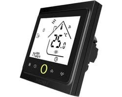 Slimme Thermostaat - Verwarming Regelaar - Energie Besparen - Programmeerbare Schema's - 5 tot 35 Graden - Wit