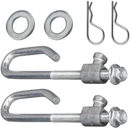 Dailygoods- Deck Lift Hanger Rod kit - Vervangt onderdeelnummers GX24864/GX21718 - Compatibel met E-serie en D-serie - Hoge kwaliteit - Voor diverse modellen - Inclusief bevestigingsmaterialen - Hefframe — thumbnail 2
