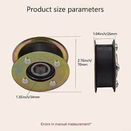 Dailygoods- Maaier Katrol Verbeterde Prestaties - Riemset - Compatibel met Toro - 30" Grasmaaier - Brede Compatibiliteit - Voor TimeMaster/TurfMaster — thumbnail 2