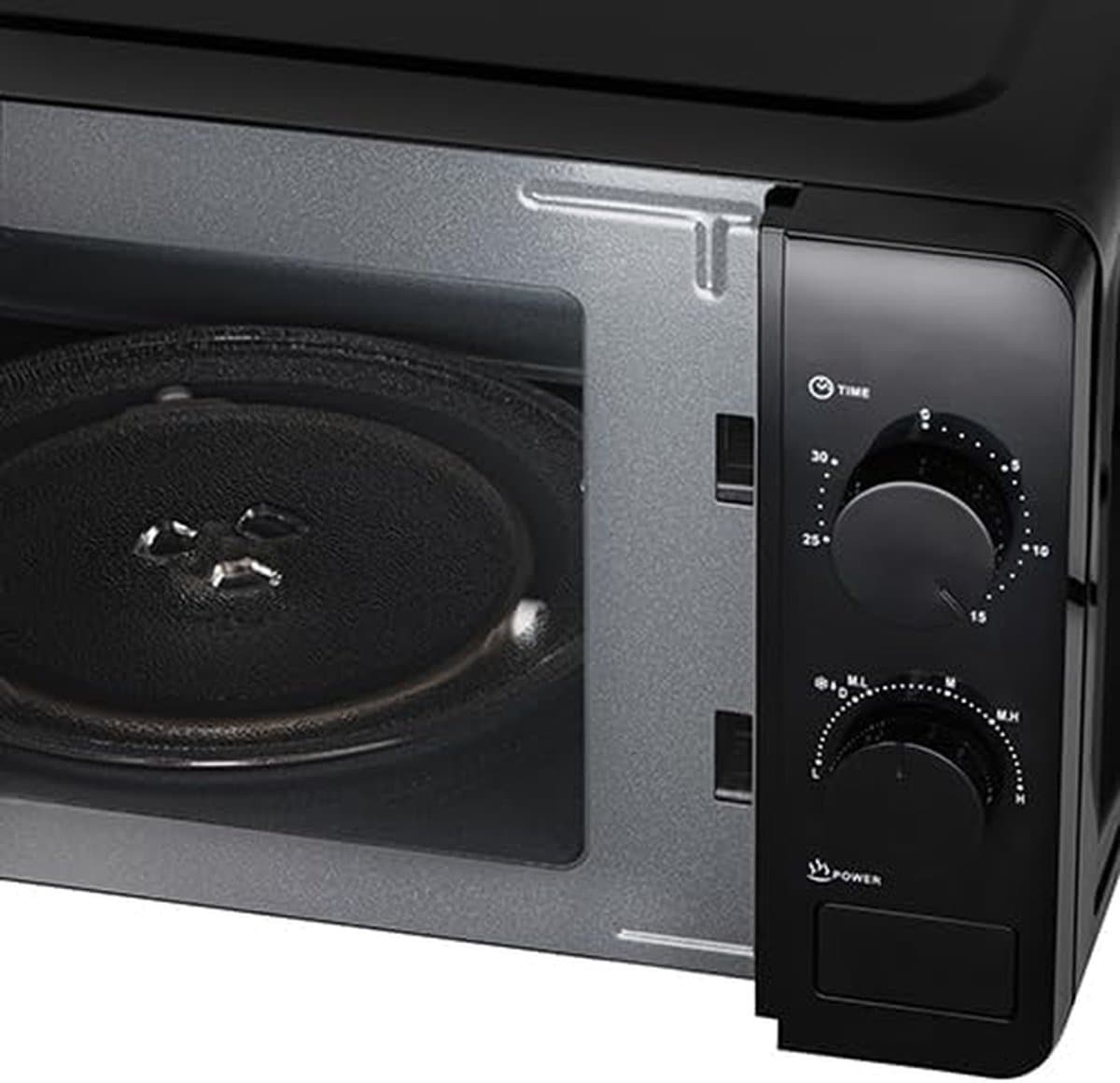 Magnetron met oven - Mini oven - Snel maaltijden bereiden - 6 instelbare standen - 20 liter inhoud - Zwart — afbeelding 1