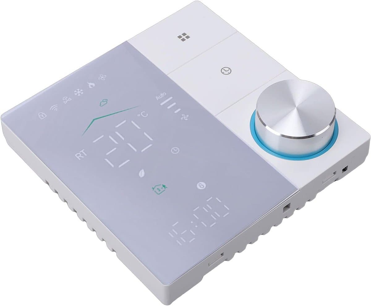 Slimme Thermostaat - WiFi Regelaar - Energie Besparen - Afstand Bediening - 5-35°C Bereik - Zwart — afbeelding 1