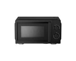 Jensaro Luxe Compacte Magnetron 20 Liter - 700W - Solo Magnetron met Draaiplateau - Mechanische Bediening & Ontdooifunctie - Zwart