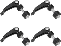 Dailygoods- Grasmaaier Schroef 4 Stuks - Quick Release/Borgschroef - Handvat 56 mm - M6 Schroefdiameter - Aluminiumlegering/Kunststof - Geschikt voor Grasmaaiers — thumbnail 1
