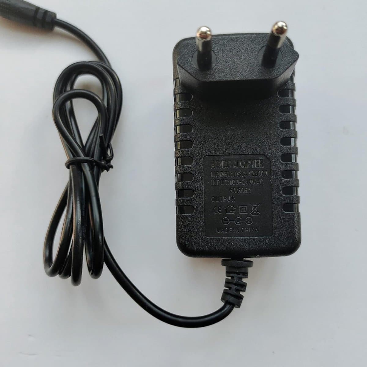 Netstroom Adapter - Stroomvoorziening - Externe Harde Schijf - Universele Spanning - 12V - Zwart — afbeelding 1