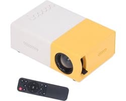 SnelShoppen - Draagbare Smart Projector, 24 tot 60 Inch Beeldscherm, 1920 x 1080 Resolutie, Groot Scherm Projector, Buiten Cinema Films, 110-240 V, EU