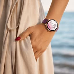 Smartwatch Dames - Bluetooth Bellen - 1.43'' AMOLED Ultra Clear Display - Ultradun Design - Hartslag, Slaap & SpO2 Monitor - Geschikt voor iPhone, Samsung & Android - 100+ Sportmodi - IP65 Spatwaterdicht - 3 Bandjes — thumbnail 5