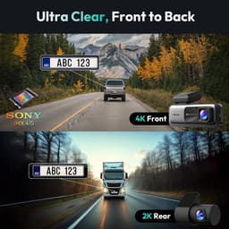 Solidchoice - Dashcam voor Voor- en Achterzijde met GPS en Wifi — thumbnail 5