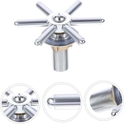 Bar Rinser - Bekerwasmachine Glazenwasser - Snel Beker Spoelen - Hogedruk Spoelen - 10 x 10 x 7 cm - Zilver — thumbnail 5