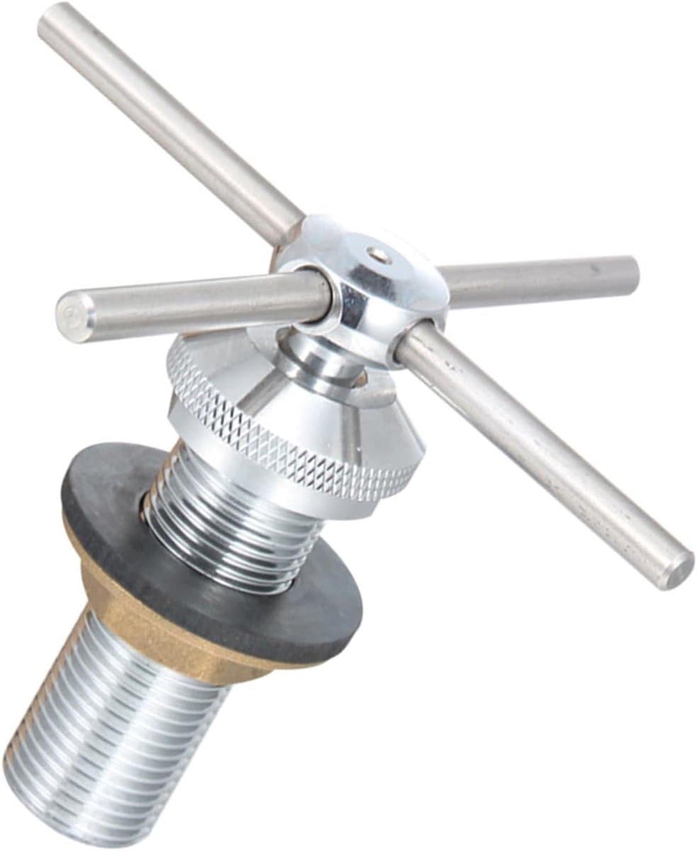 Glazen Waskop - Kopjes Spoeler - Snel Glazen Reinigen - Hogedruk Reiniging - 11.3 cm - Zilver — afbeelding 1