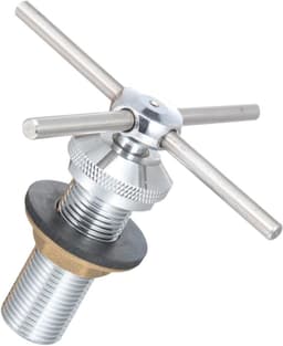 Glazen Waskop - Kopjes Spoeler - Snel Glazen Reinigen - Hogedruk Reiniging - 11.3 cm - Zilver — thumbnail 1