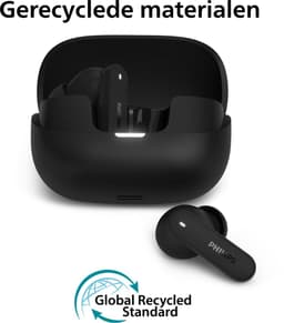 PHILIPS TAT3000BK/00 - True Wireless Oordopjes - Adaptive Noise Cancelling - Bluetooth 6.0 - Tot 48 Uur Batterijduur - 6 Microfoons - Spatial Audio - Auracast™ - Multipoint - IPX4 Spatwaterbestendig - Zwart — thumbnail 2